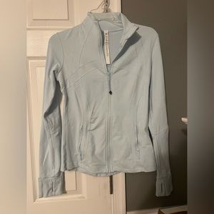 Lulu Define Jacket Powder Blue Size 6